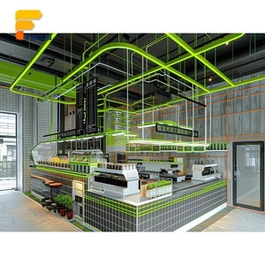 Vetrina per Torte su Misura per Caffetteria, Bancone Cassa in Legno e Vetro, Area Espositiva per Pasticceria, Layout Area Servizio - Product Image 4