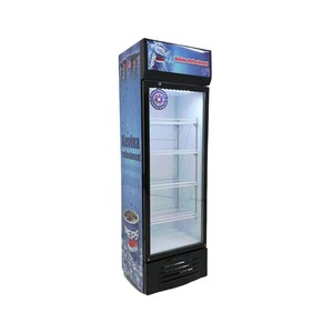 Équipement de verre commercial Congélateurs verticaux à température unique Réfrigérateurs Vitrine Réfrigérateur pour boissons Vitrine - Product Image 1