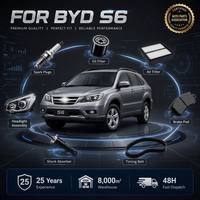 Pièces détachées automobiles d'origine, accessoires, pare-chocs avant, phare, amortisseur pour BYD S6 2011-2016