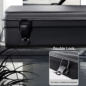 Caja de Herramientas de Metal para Camping Y410, Caja de Almacenamiento Extra Grande, Portátil, Resistente al Agua y al Óxido, Organizador de Herramientas - Product Image 4