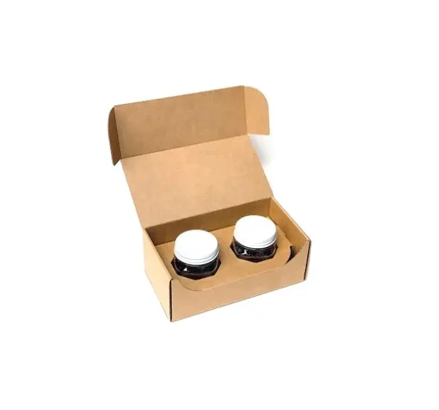 8 oz. Square Mason Jar Shipping Box mailing box
