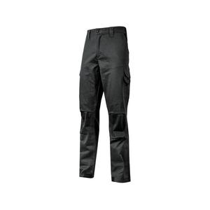Pantalon extensible mécanique en poly-coton IN226BC-4XL U-POWER BELGRADO Black Carbon-PANTALON DE TRAVAIL EAN 8033546548172 - Product Image 1
