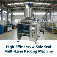 Automatische Multilane Stick Verpakkingsmachine VFFS Vloeibare Sap Jam Energiegel Fruitpasta Onregelmatig gevormde Sachet Vulling Verpakking