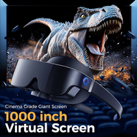 Pantalla Portátil 120hz 4k HD Inmersiva, Gafas Inteligentes de Realidad Virtual 3D AR VR para Teléfono, PC, Juegos, Vídeos, Películas