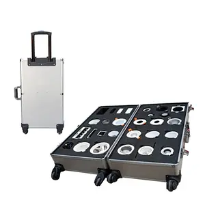 Aluminium Trolley Equipment Instrument Case With custom cut-out Eva Foam
