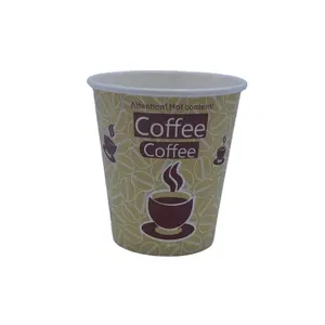 Binnenste Plastic Beker Eenvoudige Witte Hete Koffie Papieren Beker 8 Oz 12 Oz 16 Oz