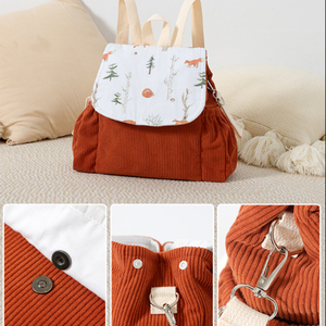 <span class=keywords><strong>Zaino</strong></span> per Bambini in Corduroy con Stampa Animale Carina, Ideale per <span class=keywords><strong>Asilo</strong></span> e Scuola, Vendita all'Ingrosso - Product Image 6