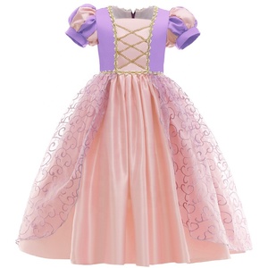 Robes <span class=keywords><strong>de</strong></span> princesse Sophia <span class=keywords><strong>Raiponce</strong></span> pour enfants, vêtements d'Halloween transfrontaliers d'été - Product Image 5
