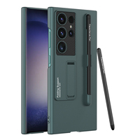 Pour Samsung S24 Ultra Model Pro Case Hard Shell S23 Ultra Capacitive Pen PC Fall Protection Cover avec Durable Shell