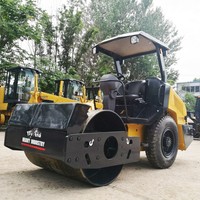 Nouvelle rouleuse vibrante LTS204H à forte force de vibration de 4 tonnes avec moteur à tambour unique, roulement et engrenage pour le compactage du sol