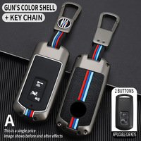 Accessoires pour voitures Honda, étui à clés de moto en alliage de zinc moderne, protection complète de la clé