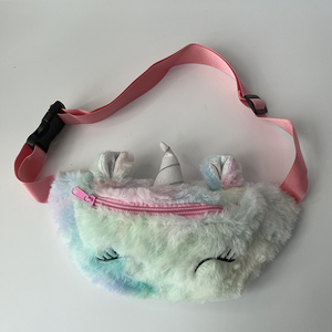 <span class=keywords><strong>Riñonera</strong></span> <span class=keywords><strong>de</strong></span> felpa con dibujos animados para niños, Cangurera <span class=keywords><strong>de</strong></span> <span class=keywords><strong>unicornio</strong></span> - Product Image 5