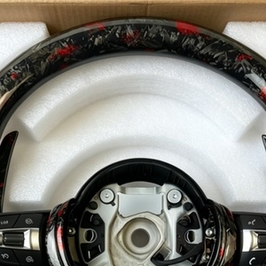 Volante Deportivo de Fibra de Carbono Forjado de Alta Gama para <span class=keywords><strong>BMW</strong></span> Serie M F30 F32 F10 X5 X4 X3 X6 F20 F07 F01 E46 E60 E90 M3 M4 M5 <span class=keywords><strong>M7</strong></span> - Product Image 3