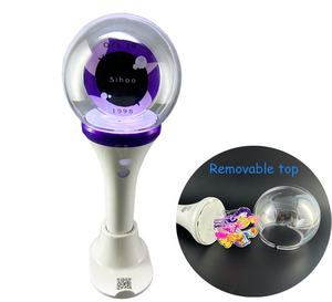 Bastone Luminoso LED Personalizzato Kpop in Nero e Rosa, Bacchetta Luminosa RGB per Concerti e <span class=keywords><strong>Feste</strong></span> - Product Image 4