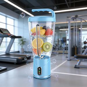 Licuadora Inalámbrica de 150W con Batería de Iones de Litio, Libre de BPA, Grado Alimenticio, 6 Cuchillas, Trituradora de Hielo, de Alta Resistencia, 1000ml, USB, para Exteriores y Automóvil - Product Image 1