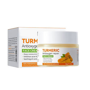 Acide hyaluronique naturel bio anti-âge avec logo personnalisé Crème pour le visage raffermissante à la carotte et à la vitamine B pour le visage - Product Image 2