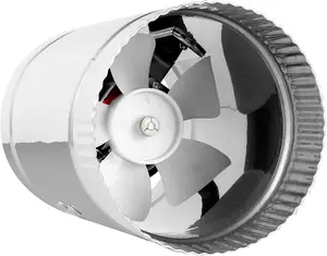 ETL风达AC 4英寸直列增压管道风扇排气扇，用于水培地下室