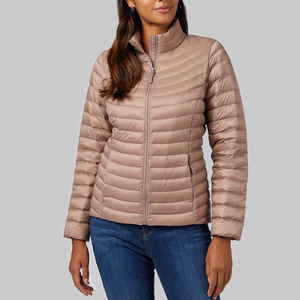 Vestes bouffantes pour dames de haute qualité pour l'hiver Pull en toile respirante Conception de logo Vestes bouffantes imprimées en gros pour - Product Image 2