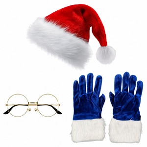 Disfraz de Navidad para Fiesta, Sombrero, Gafas, Guantes, Falda, Vestido, Conjunto de Disfraces para Mujeres y Niñas, Disponible en Stock - Product Image 3