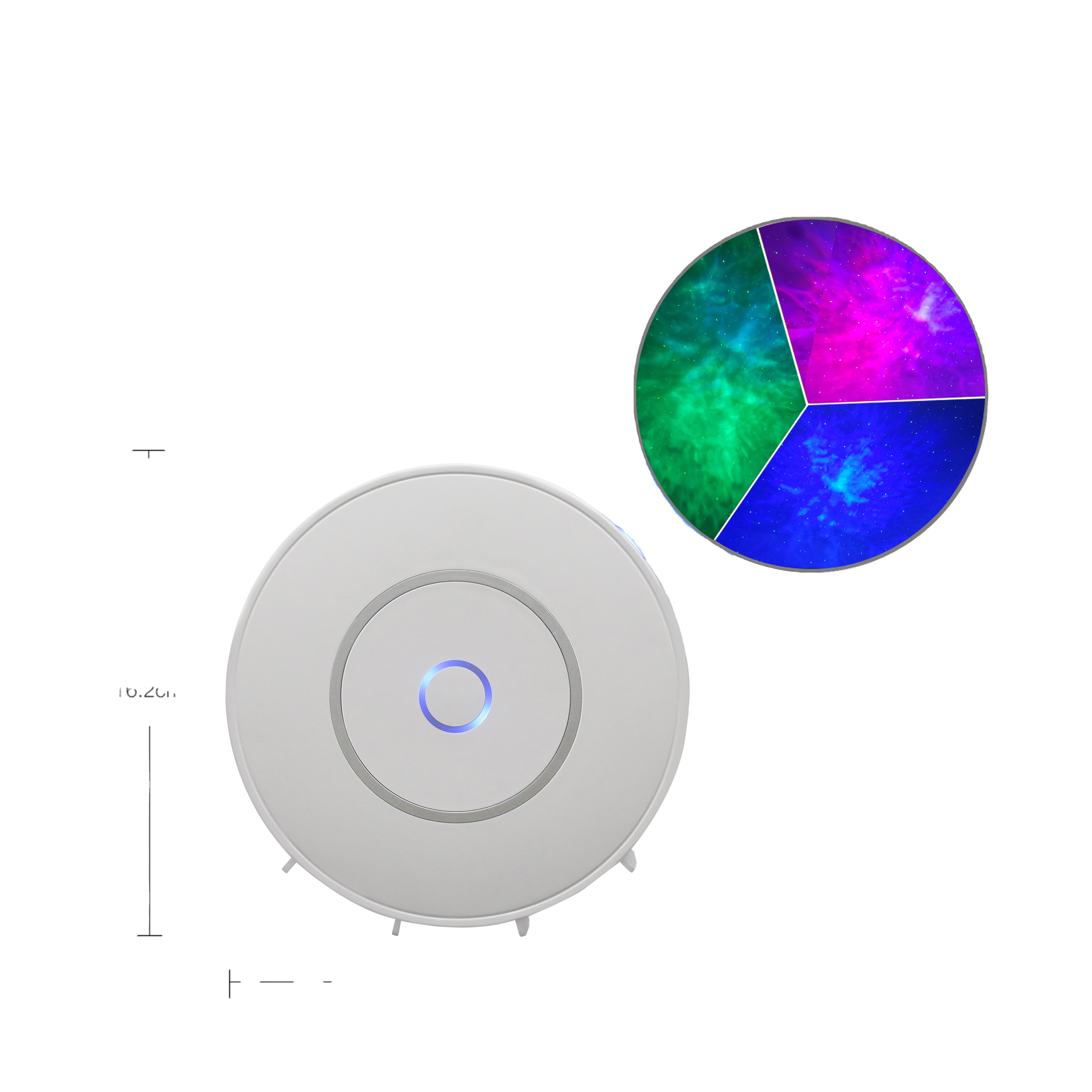 Ночной светильник Aurora Starry, лазерная туманность, управление Alexa, умный Звездный проектор с музыкальным проигрывателем