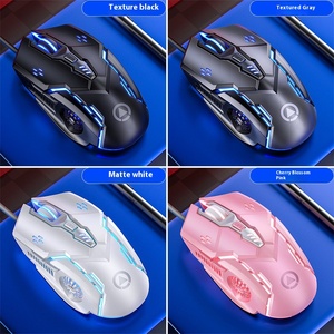 <span class=keywords><strong>Souris</strong></span> de jeu filaire Silver Eagle G5 3200 DPI avec rétroéclairage RVB, mécanique silencieuse, USB, pour droitier, design Mickey Mouse - Product Image 4