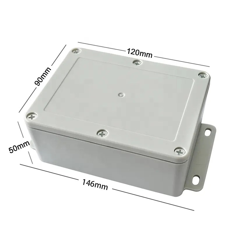 Caja de empalme de plástico ABS impermeable para exteriores, caja de empalme sellada a prueba de explosiones, montada en la pared, personalizada, IP68