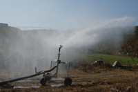 Enrouleur de tuyau d'irrigation pour système de pulvérisation mobile utilisé dans les exploitations agricoles modernes