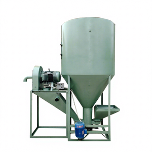 Nueva Máquina Mezcladora de Alimentos para Animales, Mezcladora Vertical Eléctrica Combinada para Alimento de Pollo, Trituradora de Alta Productividad 2 Ton/h - Product Image 1