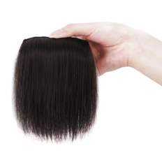 Mujer 10cm WAe parte postizo suplemento de cabello fino estilo de cabello extensiones de cabello humano - Product Image 1