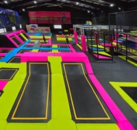 Equipo de parque de trampolín comercial Parque de trampolín interior multifunción para niños