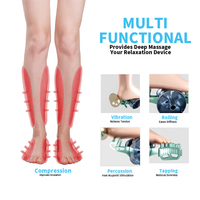 Máquina Inteligente de Terapia de Masaje para Pies con Presión Ajustable, Masajeador Eléctrico Portátil para Pantorrillas y Pies