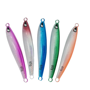 Señuelo de pesca de <span class=keywords><strong>sardina</strong></span> multicolor de 60g, 80g, 100g, 120g, de acero inoxidable, para pesca en barco oceánico con láser. - Product Image 2