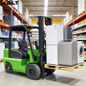 2 टन फोल्डेबल मस्ट इलेक्ट्रिक फोर्कलिफ्ट 3000 मिमी लिफ्ट कॉम्पैक्ट स्टोरेज छोटे अंतरिक्ष का उपयोग इलेक्ट्रिक फोर्कलिफ्ट - Product Image 1