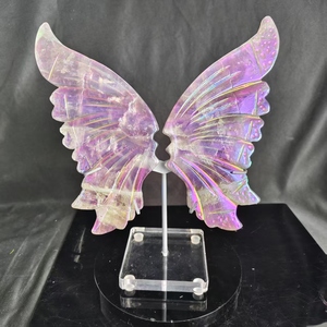 Ingrosso caramelle naturali colorate Fluorite <span class=keywords><strong>ali</strong></span> <span class=keywords><strong>di</strong></span> farfalla intagliate pietre curative <span class=keywords><strong>di</strong></span> cristallo farfalla <span class=keywords><strong>ali</strong></span> <span class=keywords><strong>di</strong></span> intaglio regali - Product Image 2