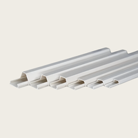 Sac en plastique de conduit de chemin de câbles trapézoïdal PUWEI ou couverture de câble de carton PVC rigide pour le conduit de câblage téléphonique de système de goulotte