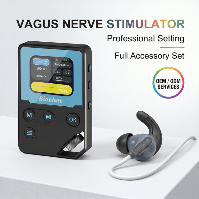TVNS Vagus Nerve Ear Clip Wellness Device Multi Mode USB Rechargeable Factory Supply Personal Care Product OEM ODM