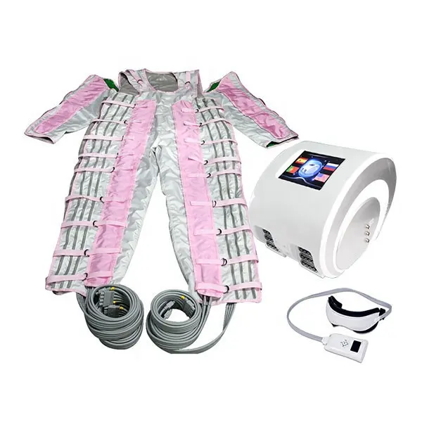 Máquina de drenaje linfático de medicina estética profesional sauna infrarroja presión de aire presoterapia 24 bolsas de aire masaje