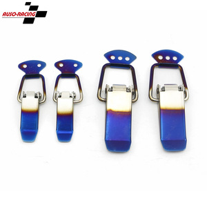 Auso-Racing Stainless Steel Bumper Clips Blue Heat Treated Large <b>Small</b> For Car Repair Fasteners - Product Image 1