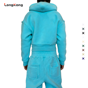 Ensemble de sweat-shirt à capuche imprimé pour homme de haute qualité en gros - Doublure en polaire épaisse, coupe ample, tailles étendues - Product Image 2