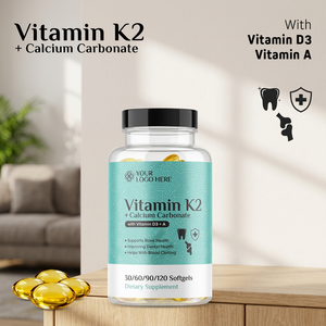 Capsules de vitamine K2 Nutricore, complément alimentaire pour la santé, améliore la densité osseuse, adultes, adolescents, femmes enceintes - Product Image 1