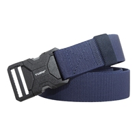 Ceinture tactique en toile, ceinture décontractée en tissu, boucle automatique en alliage réglable, ceinture de golf pour le travail, les voyages et les activités de plein air