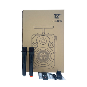 Sistema de Karaoke con Woofer de 12 Pulgadas, 2 Micrófonos, Luces LED RGB, 20W, Batería de 3600mAh, Altavoz Portátil para Fiestas con Control Remoto - Product Image 5