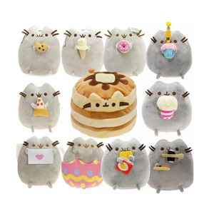Hot bán mềm dễ thương Kawaii động vật Mèo búp bê Cookie Kem Sushi khoai tây chiên Donut Mèo Nhồi bông đồ chơi sang trọng - Product Image 1
