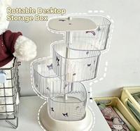 Offre Spéciale : Organisateur de Bijoux Rotatif en Acrylique Transparent à Plusieurs Niveaux pour Boucles d'Oreilles, Colliers, Pinces à Cheveux et Articles Divers de Chambre ou de Bureau