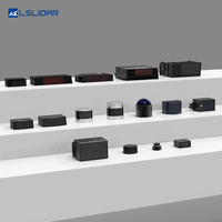 Leishen LS500S4-A 1550nm Fiber Laser LiDAR 1500m Sensor 3D Resolusi Tinggi Jarak Jauh Ultra 1500m TOF untuk Drone