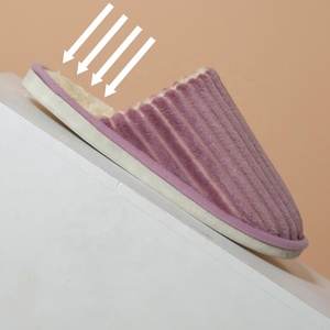 Nouveau design en gros couleur unie maison fond mou silencieux soie coton <span class=keywords><strong>laine</strong></span> chaud intérieur Couple chaud dames <span class=keywords><strong>pantoufles</strong></span> pour hommes - Product Image 6