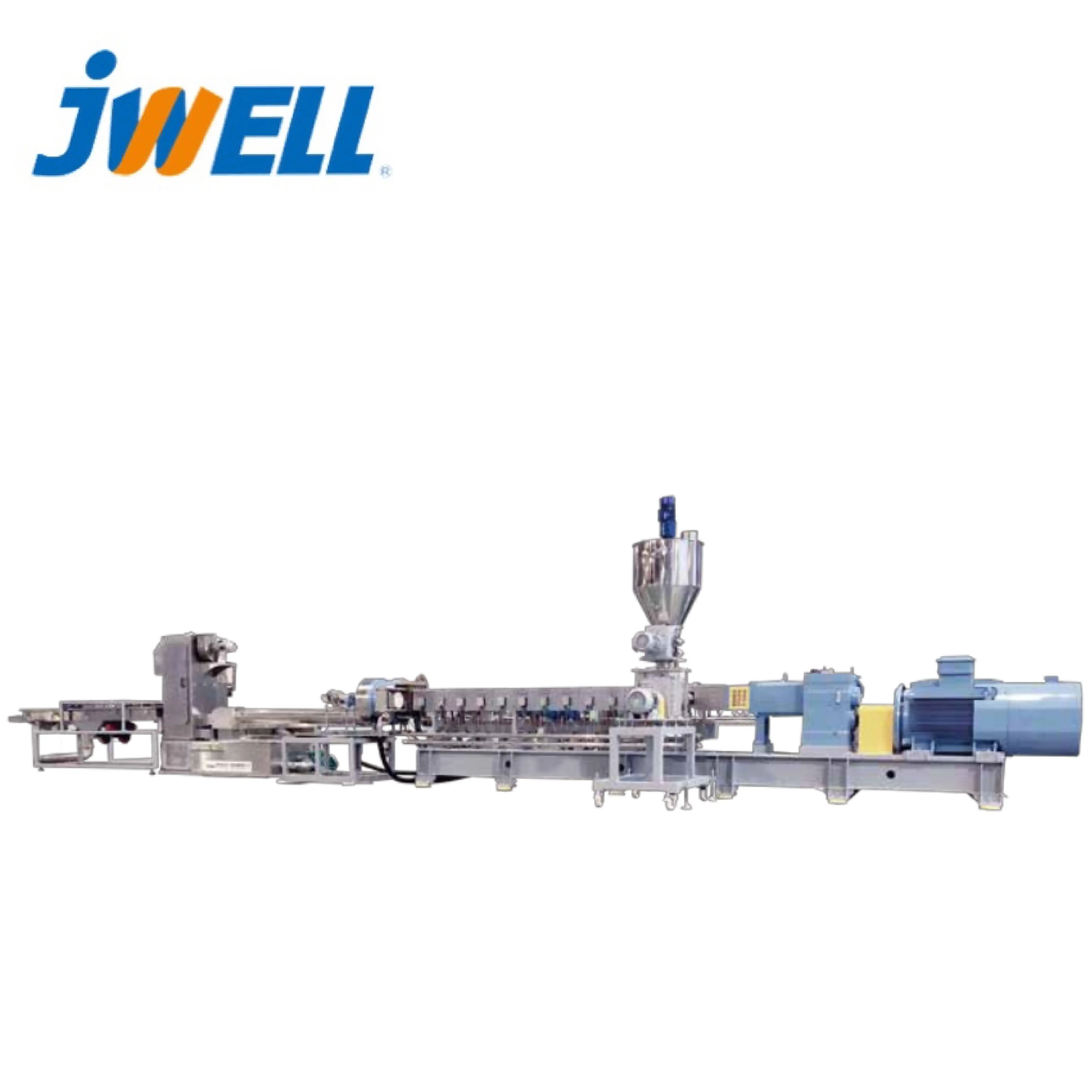 Jwell CE-Zertifizierung Paralleler Doppels ch necken extruder CaCo3 PE PP-Füllung Master batch Kunststoff granulator/Pellet isierer