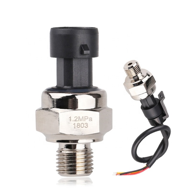 Pressure Transducer Transmitter Sensor G1/4 1.2Mpa Stainless Steel