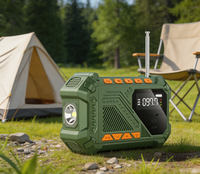14800MWH Notfall-Wetterradio Internetradio Kompakte Tragbare Stromversorgung SOS-Taschenlampe AM/FM/WB-Radio Wiederaufladbare Batterie