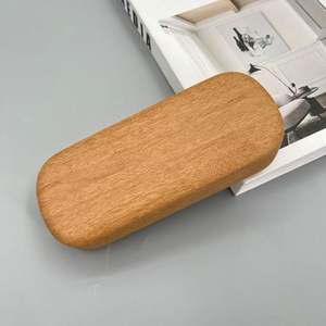 Fabrika toptan özel Logo sert koruyucu kılıf için optik güneş gözlüğü gözlük ahşap tahıl PU deri kağıt kutuları - Product Image 6